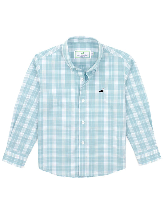 Boys Seaonal Spanish Moss Button Up