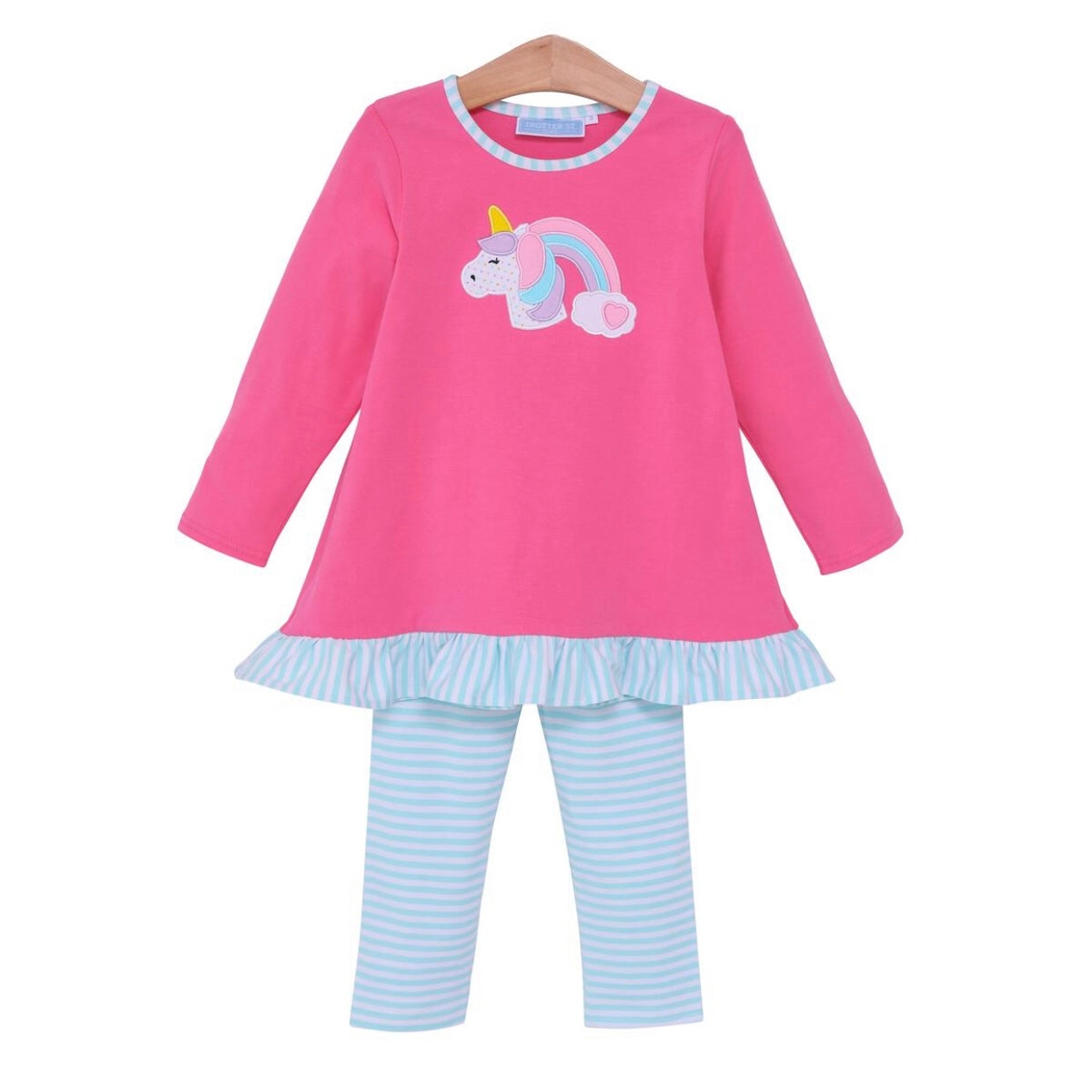 Rainbow Unicorn Pants Set