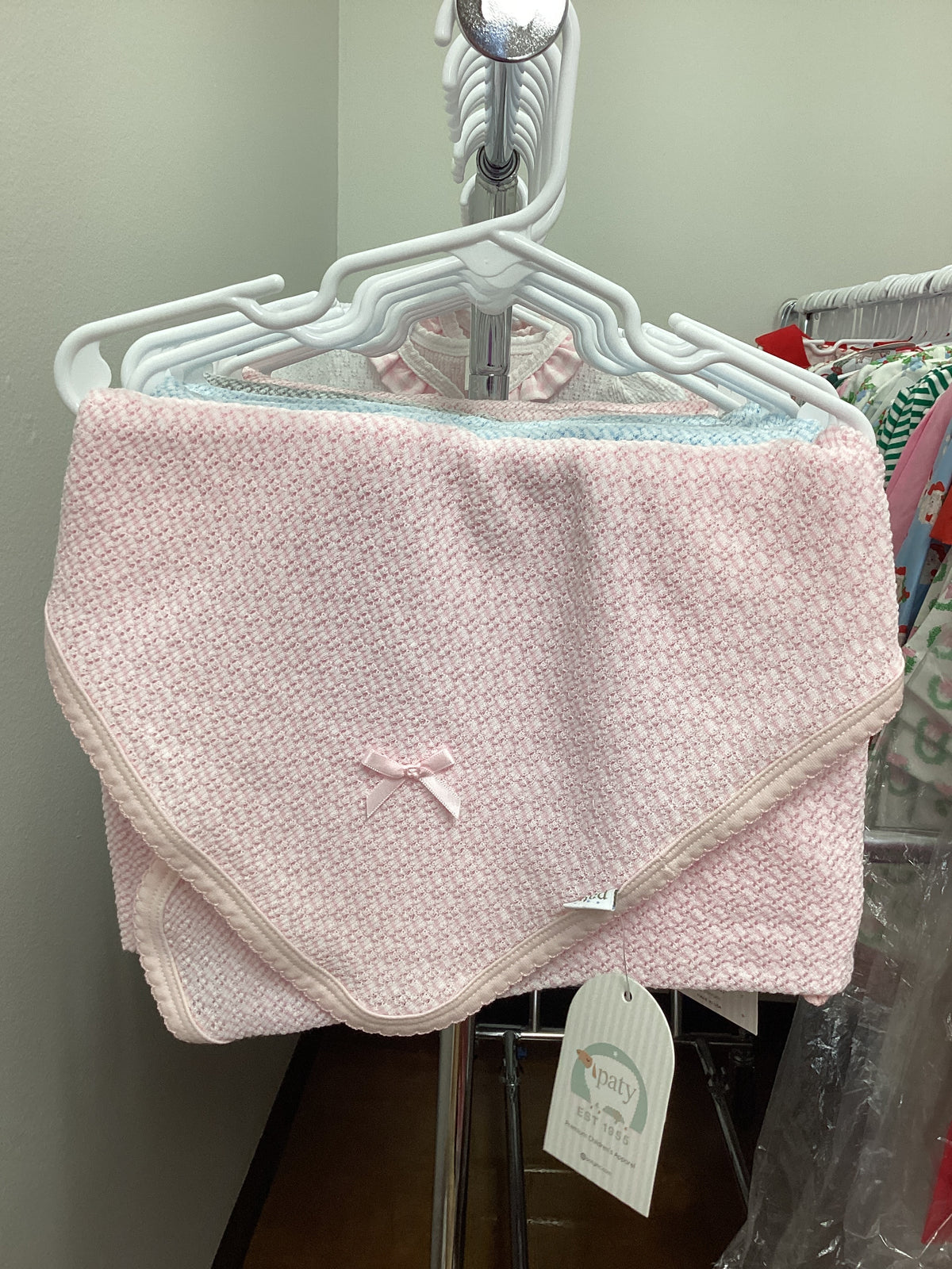 Pink Paty Swaddle Blanket