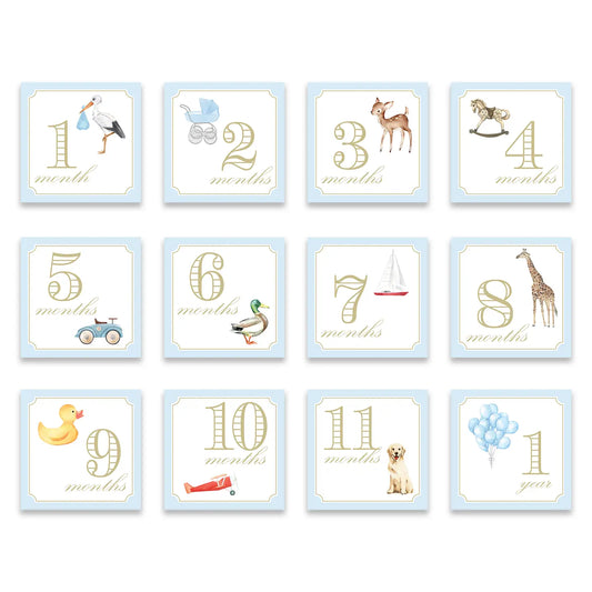 Milestone Cards - Classic Boy