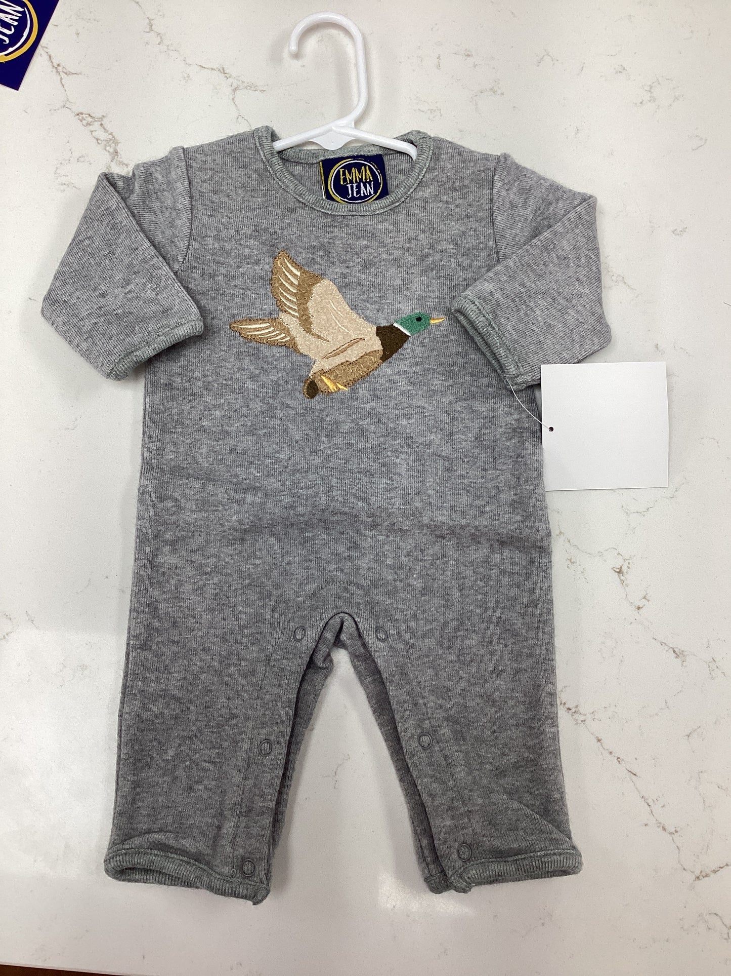 EJ Grey Duck Romper