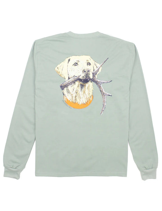 PP Boys Antler Lab LS Sage Tee