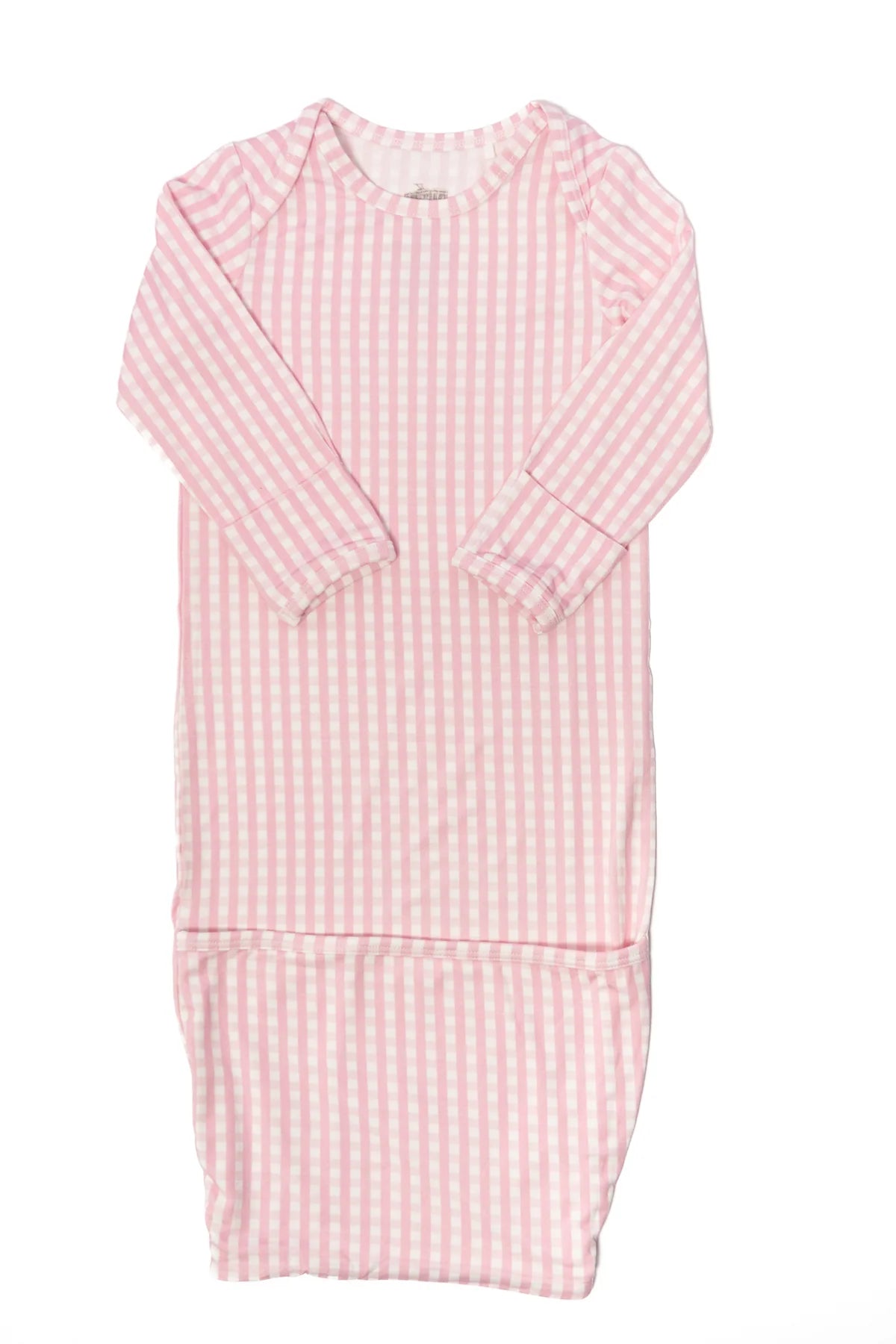 Uptown Baby Pink Gingham Gown