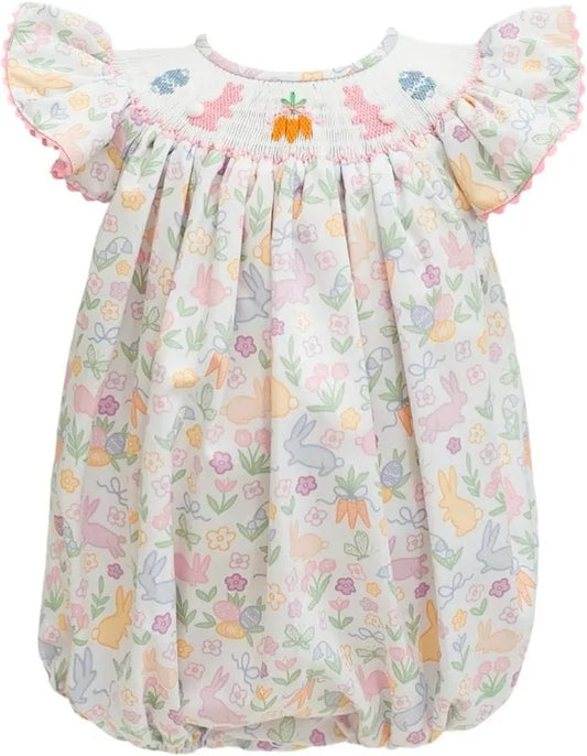 Krewe Bishop Smocked Bunny Bubble