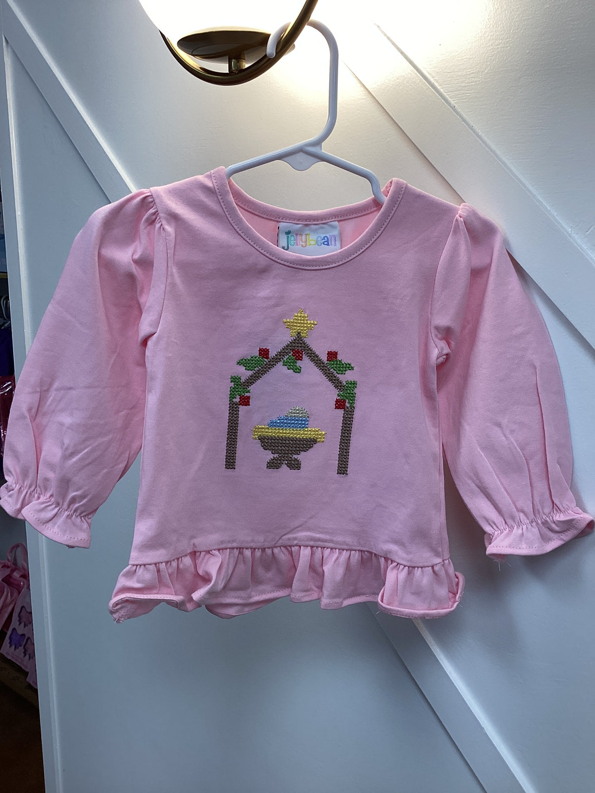 JB Pink Christmas Nativity Shirt
