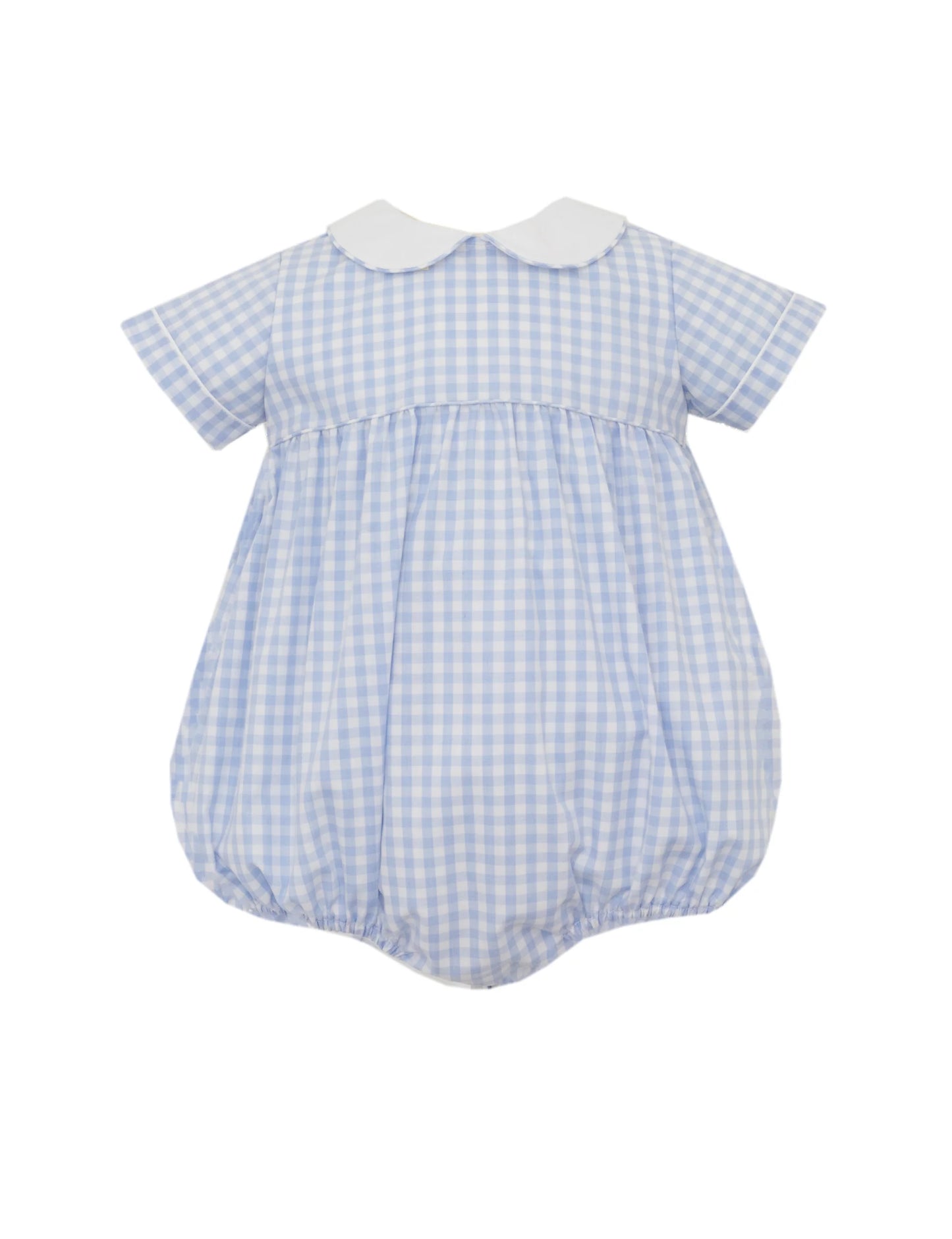 Blue Gingham Boys PB Bubble