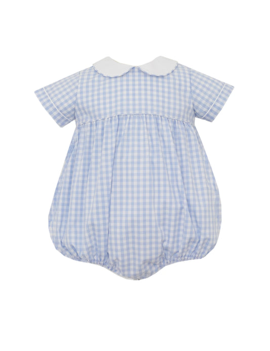 Blue Gingham Boys PB Bubble