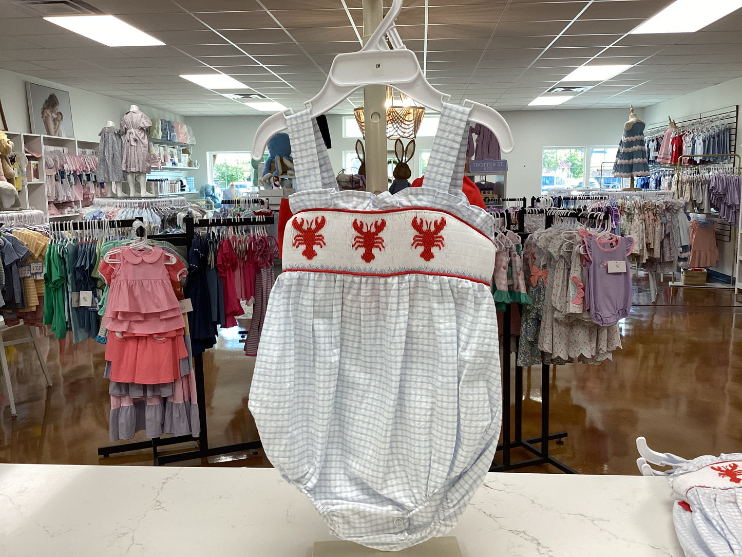 Krewe Girls Smocked Crawfish Bubble