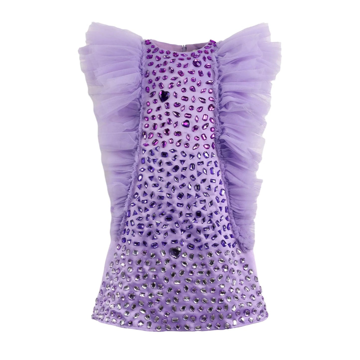Lavender Bejeweled Dress