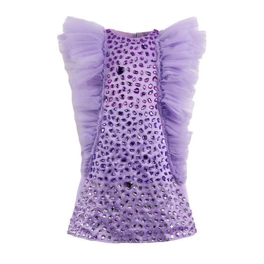 Lavender Bejeweled Dress
