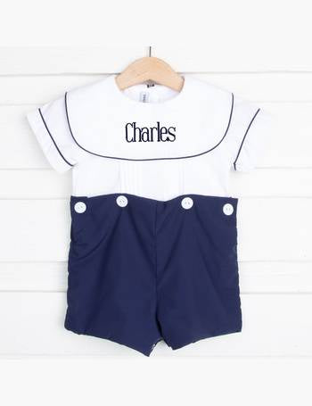 James Navy Button