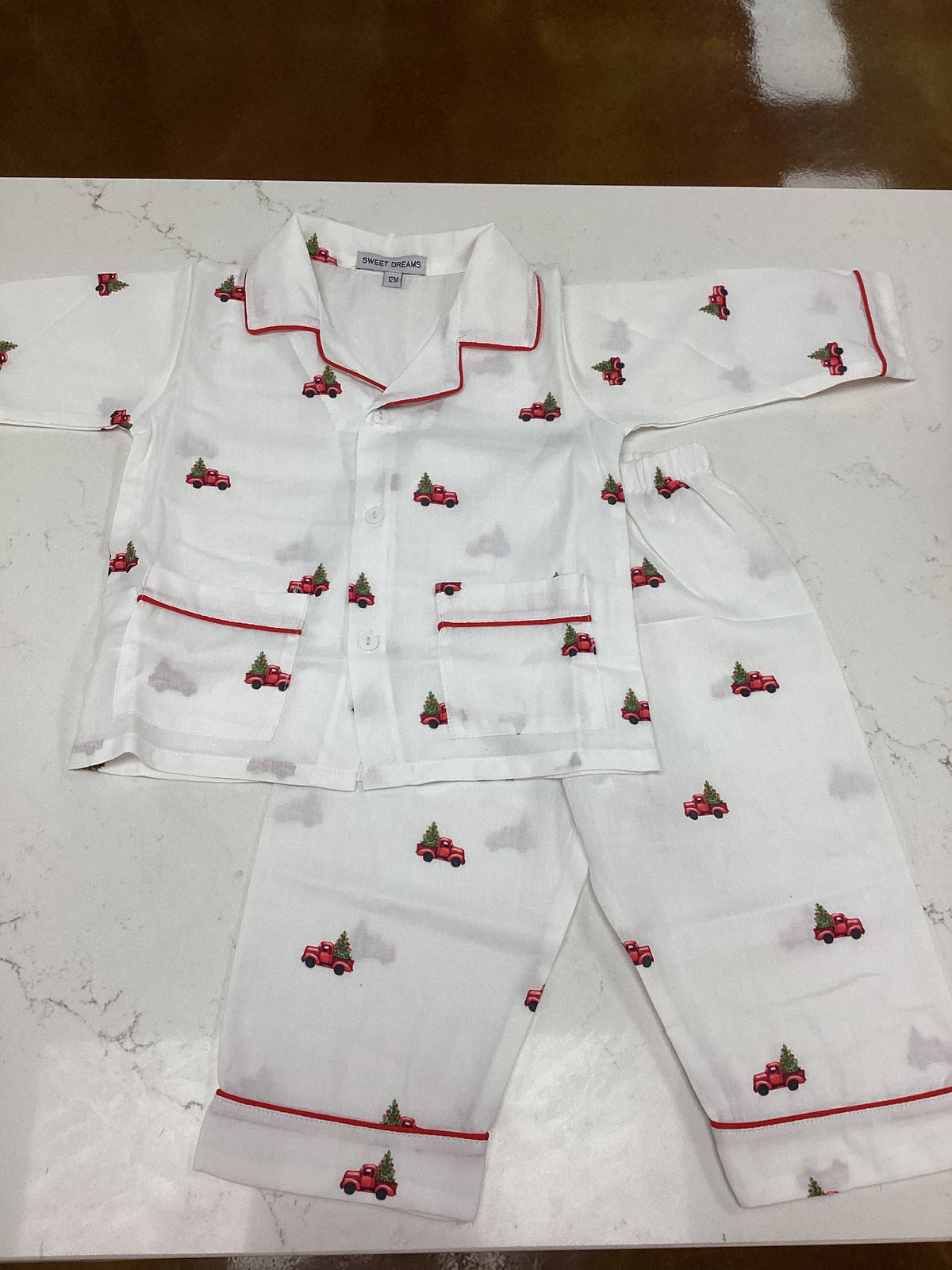 Christmas Truck Boys Pajama Set