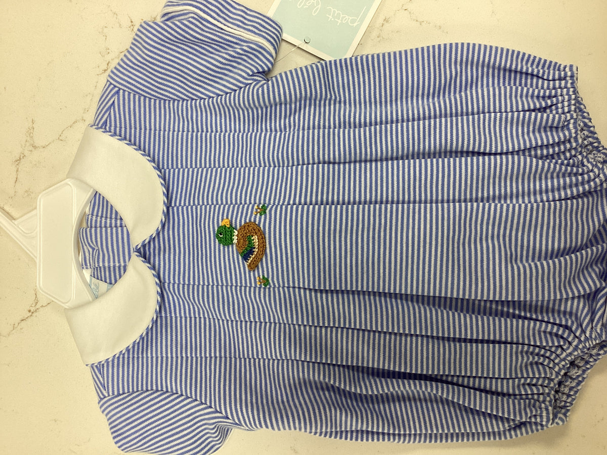 Petit Bebe Boys Stripped Duck Bubble