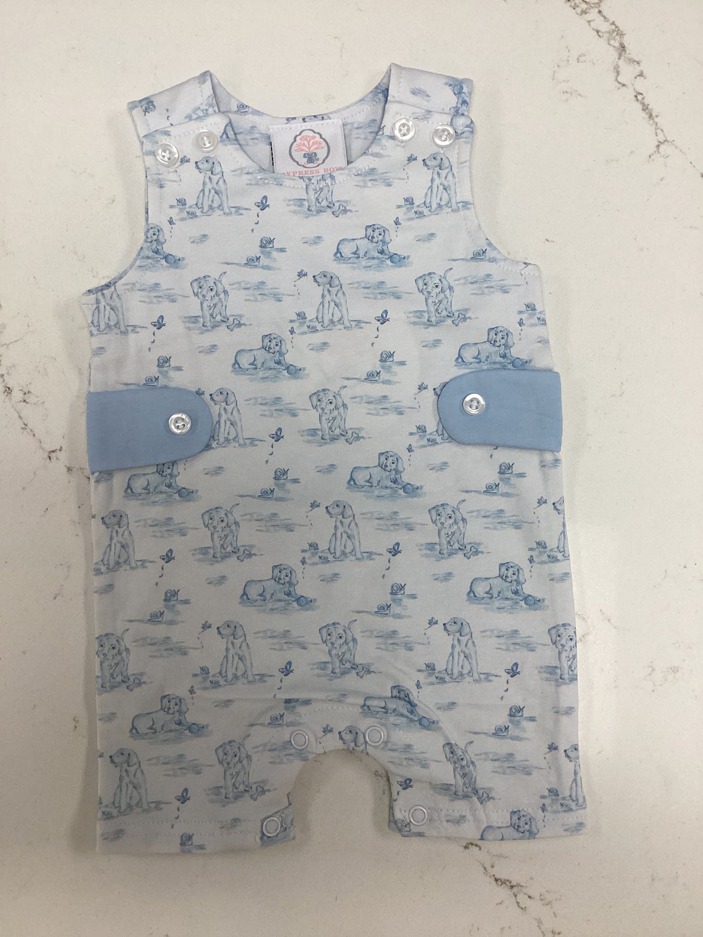 Blue Puppy Playsuit