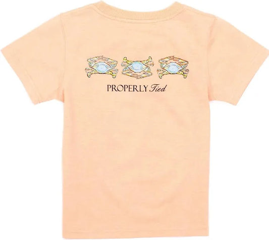 Triple Crab SS Melon Tee