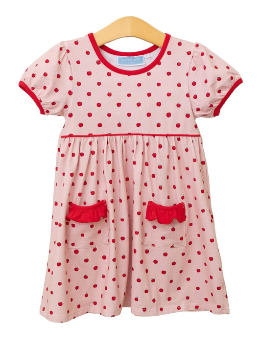 Apple Print School Dress TS