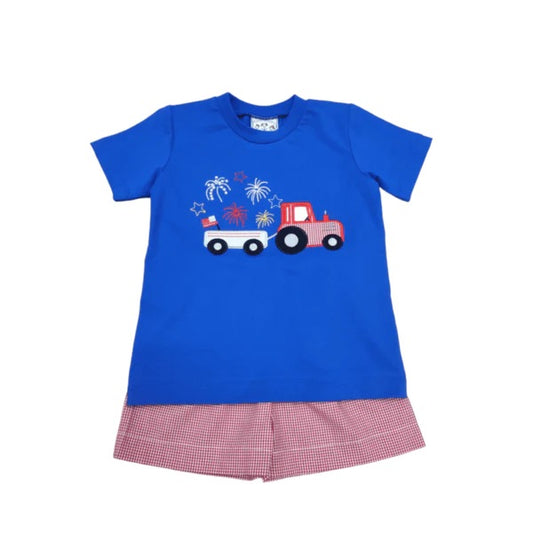 Firework Fun Boys Short Set