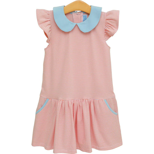 TS Coral/LBlue Dress