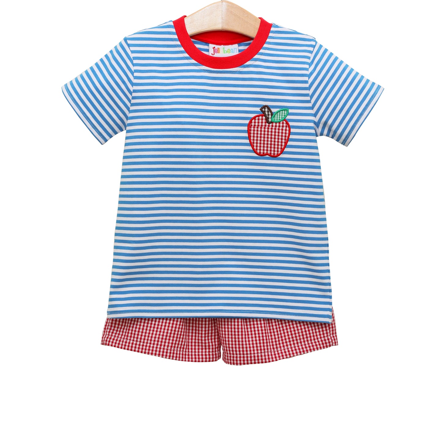 JB Apple Pocket Appliqué Short Set