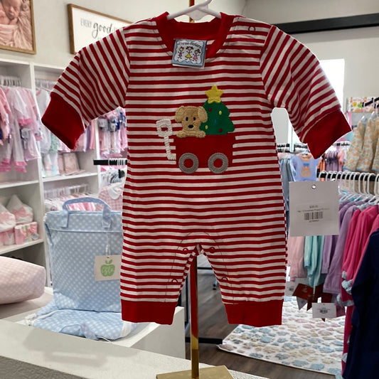 Christmas Puppy Romper