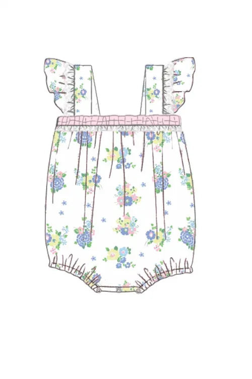 Peri Floral Girl Bubble