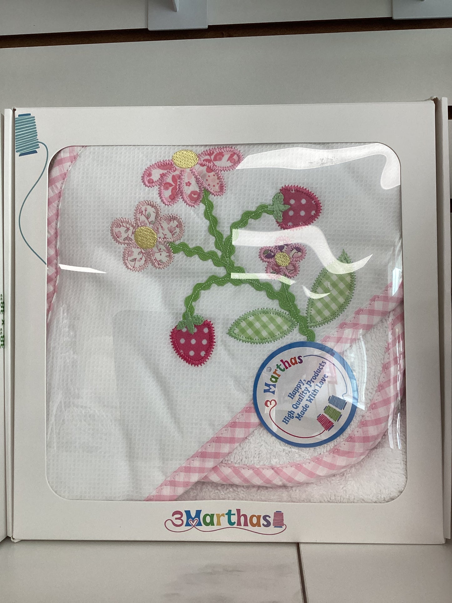 Strawberry Floral Everyday Towel