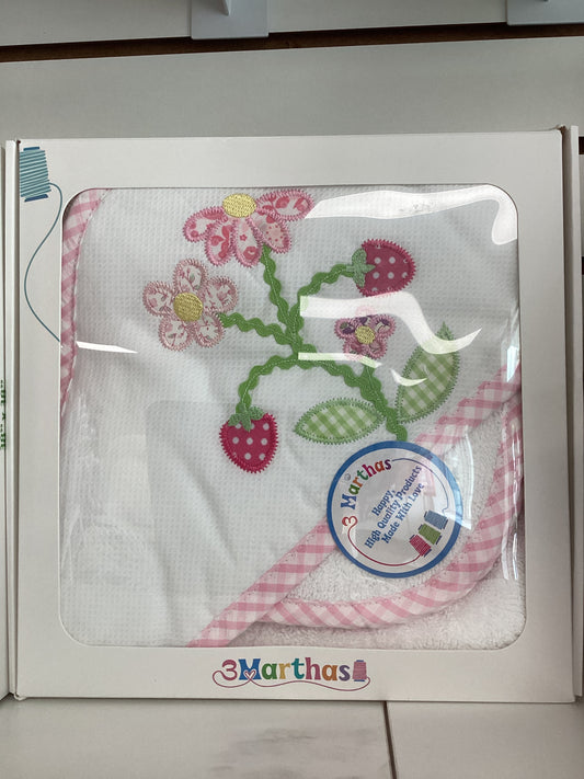 Strawberry Floral Everyday Towel