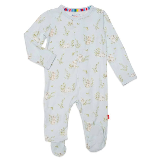blue hoppily ever after magnetic me footie