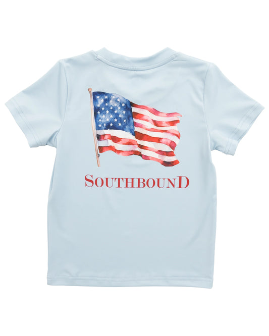 Southbound American Flag Tee