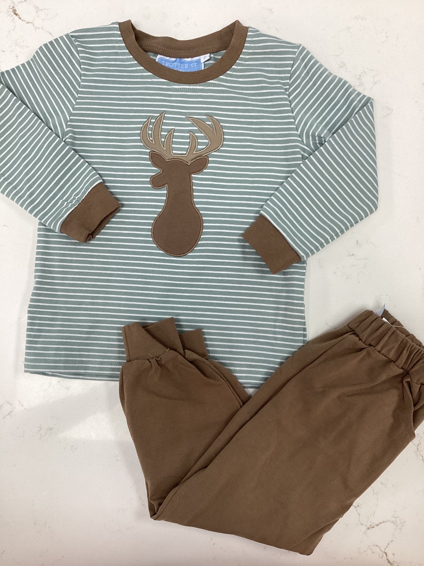 TS Striped Deer Pant Set