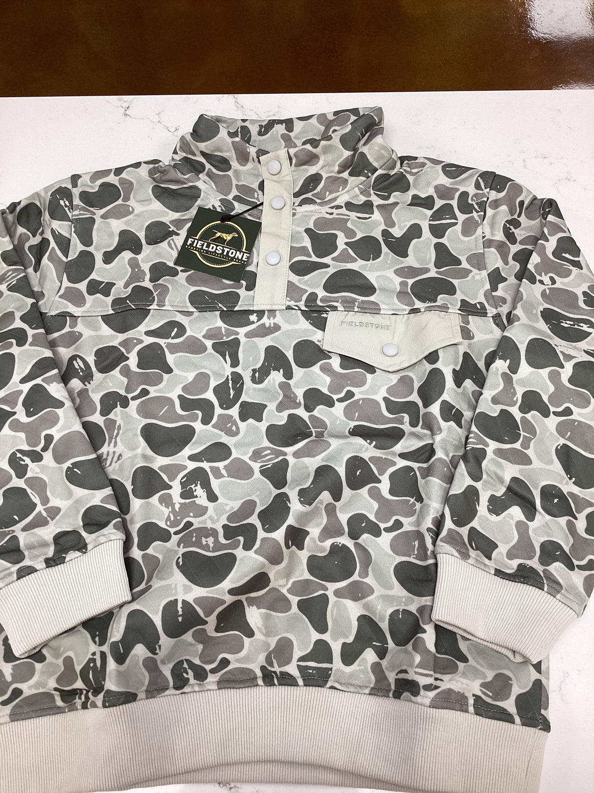 Boys Marsh Quilted Pullover