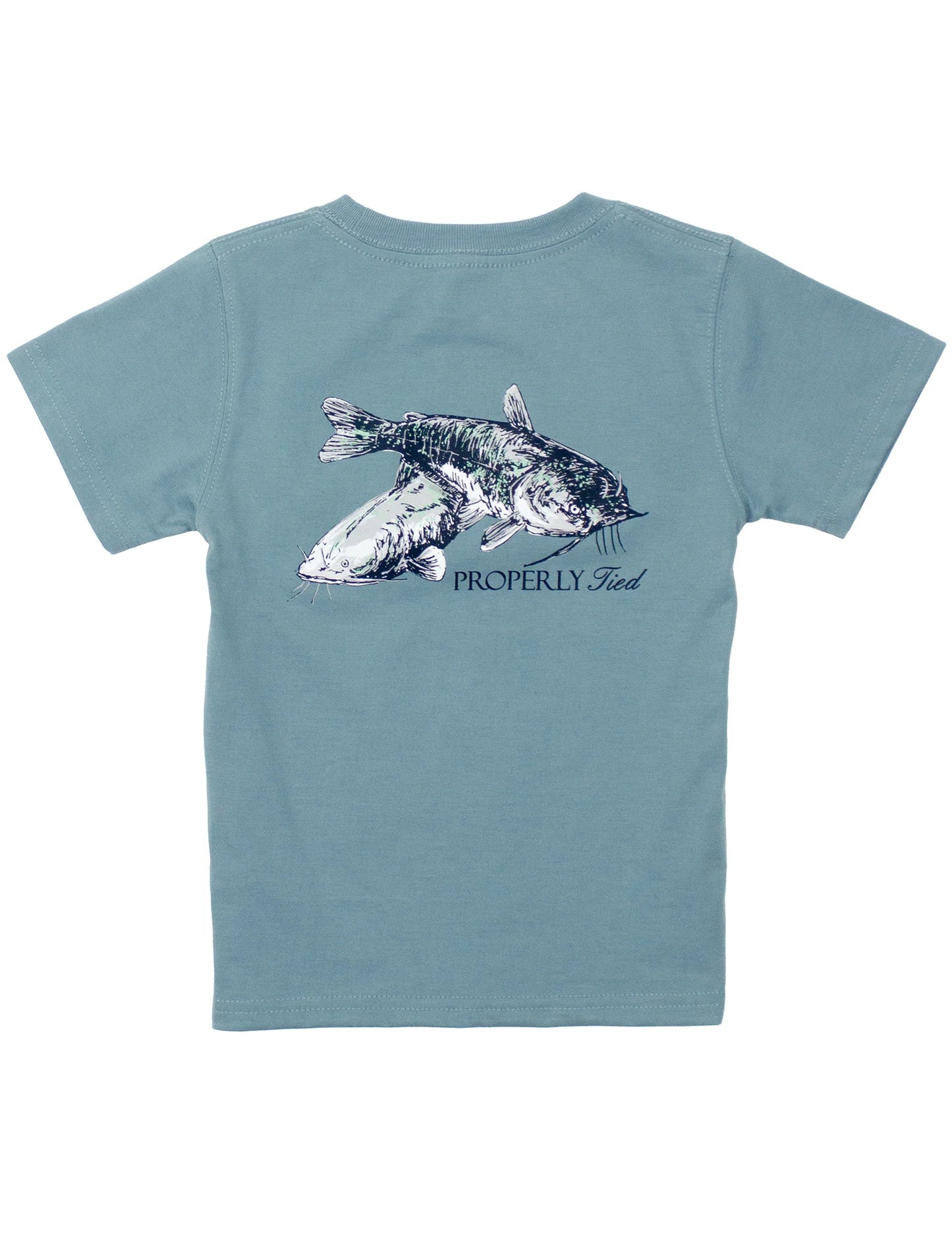 PT Mudcat Steel Blue Tee