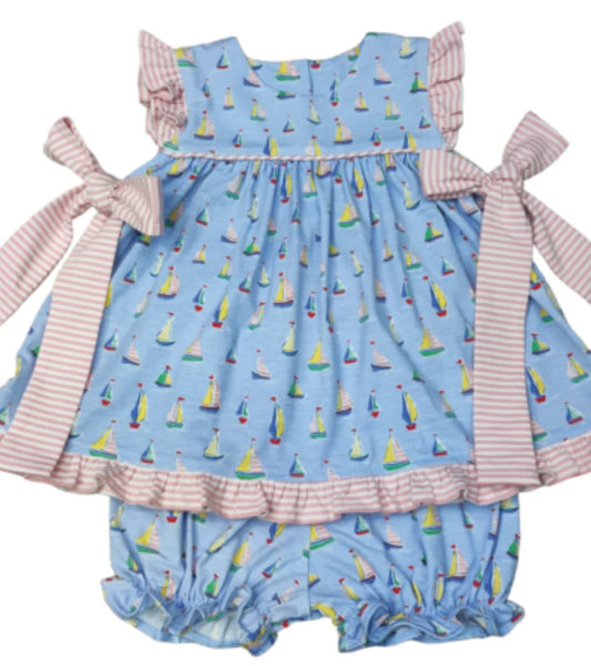 Regatta Tie Bloomer Set- MJ