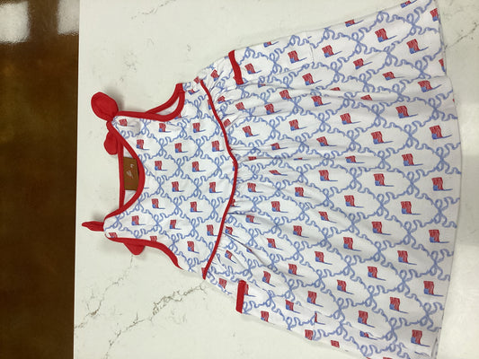 MJ Bow 4th of July Dress