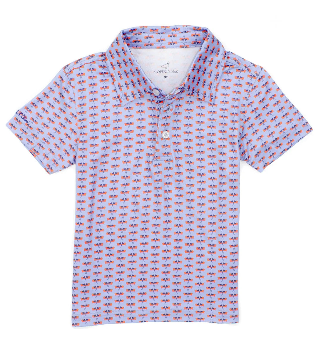 Boys PT Flag Polo