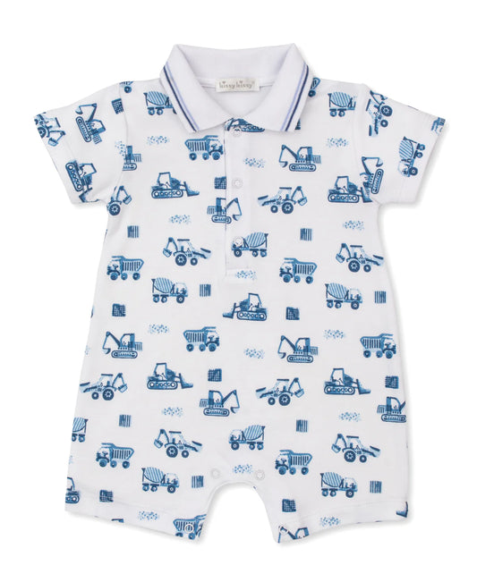 Construction Truck Short Playsuit KK