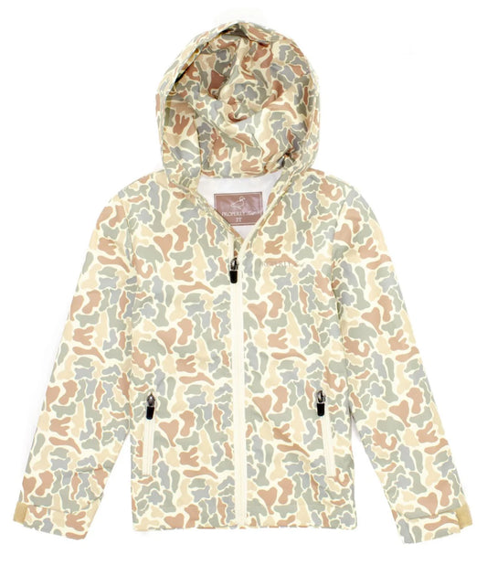 PP Boys Canopy Rain Jacket Field Camo