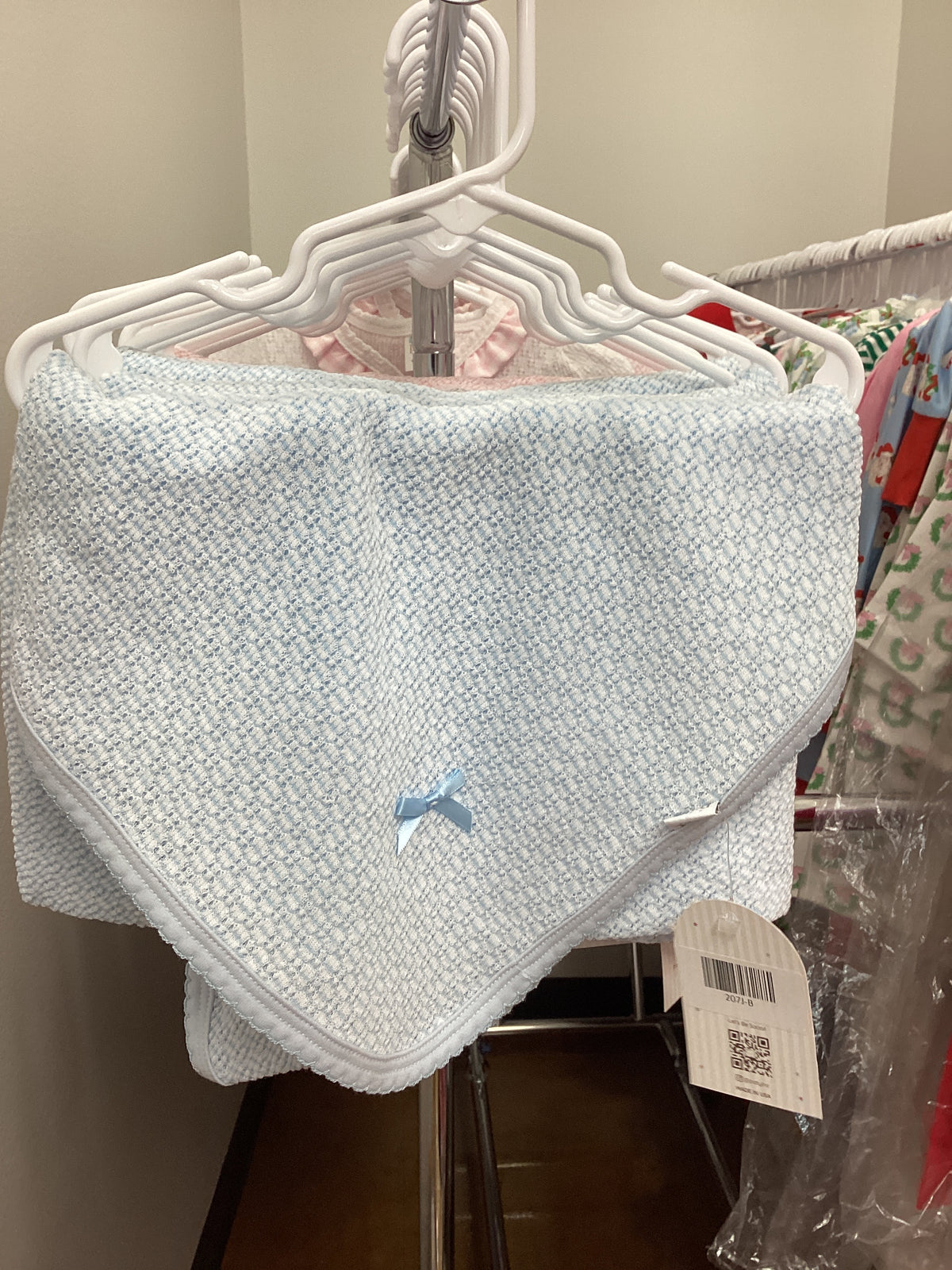 Blue Paty Swaddle Blanket