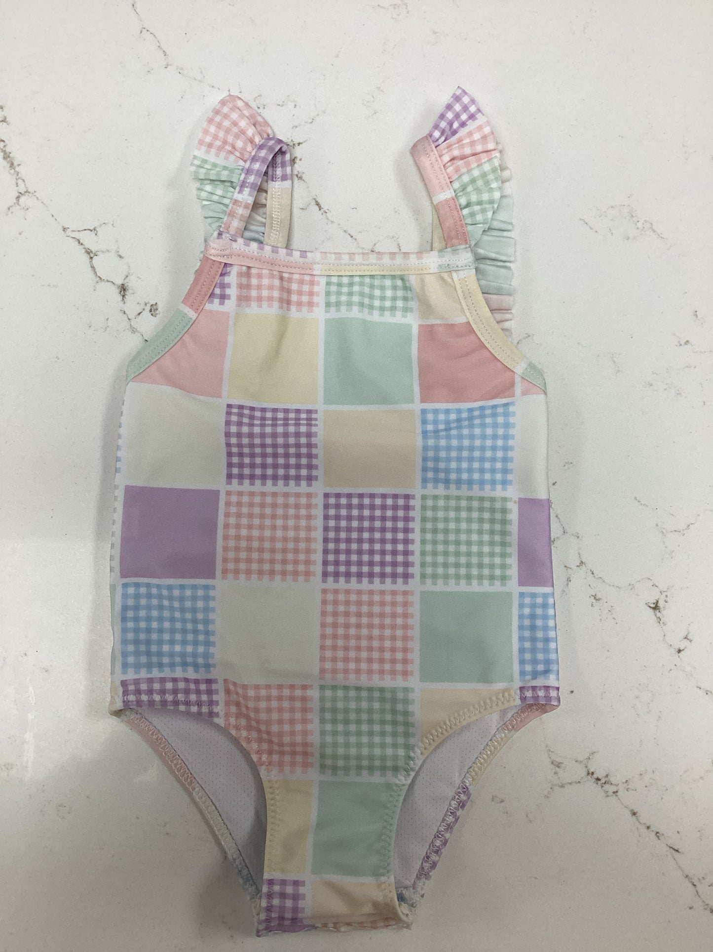 Little Lamb Patchwork Swimsuit