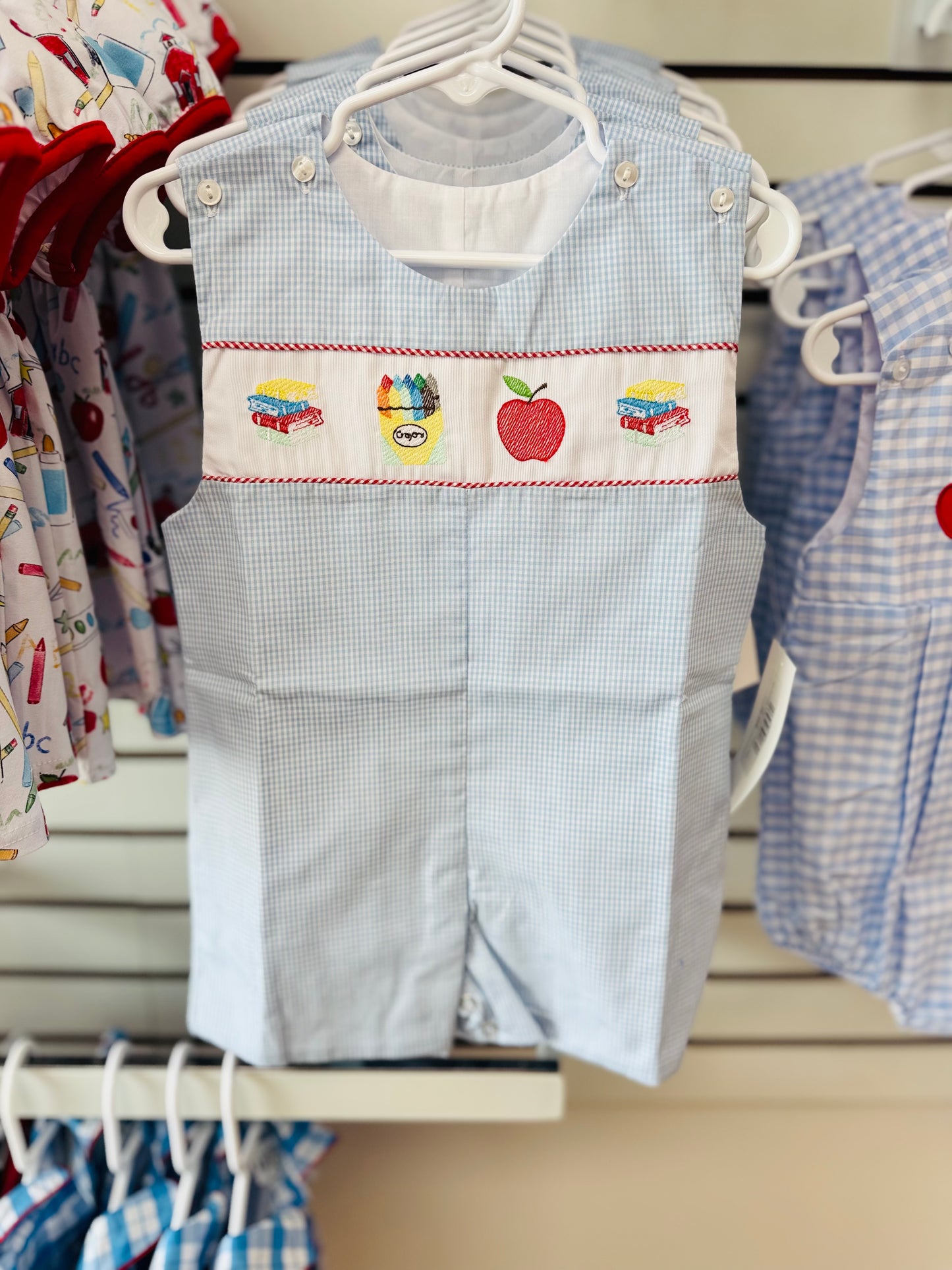 School Embroidery Shortall LB