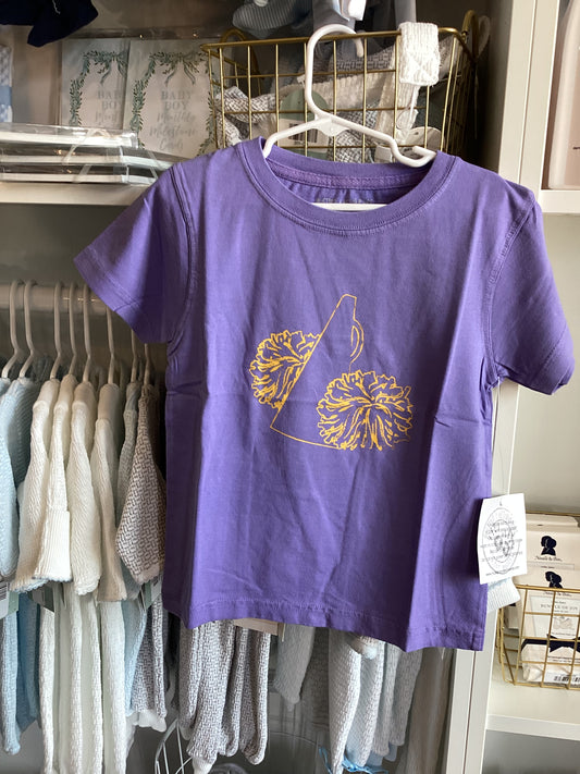 Purple and Gold Cheer Tee