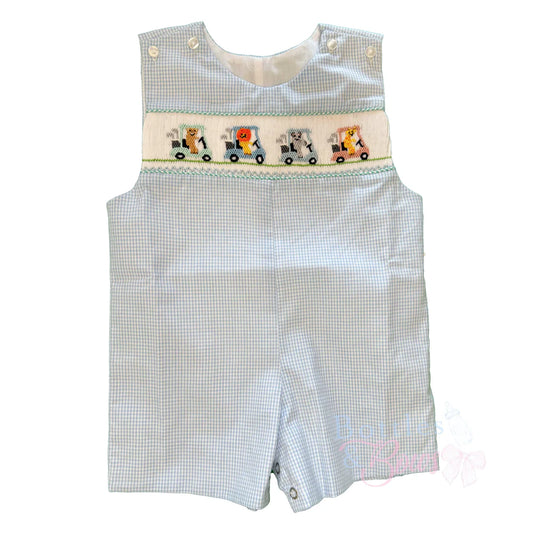 LB Golf Animal Smocked Shortall