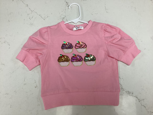 LB Cupcake Sequin Tee