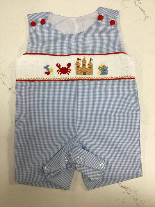 CB Smocked Beach Romper