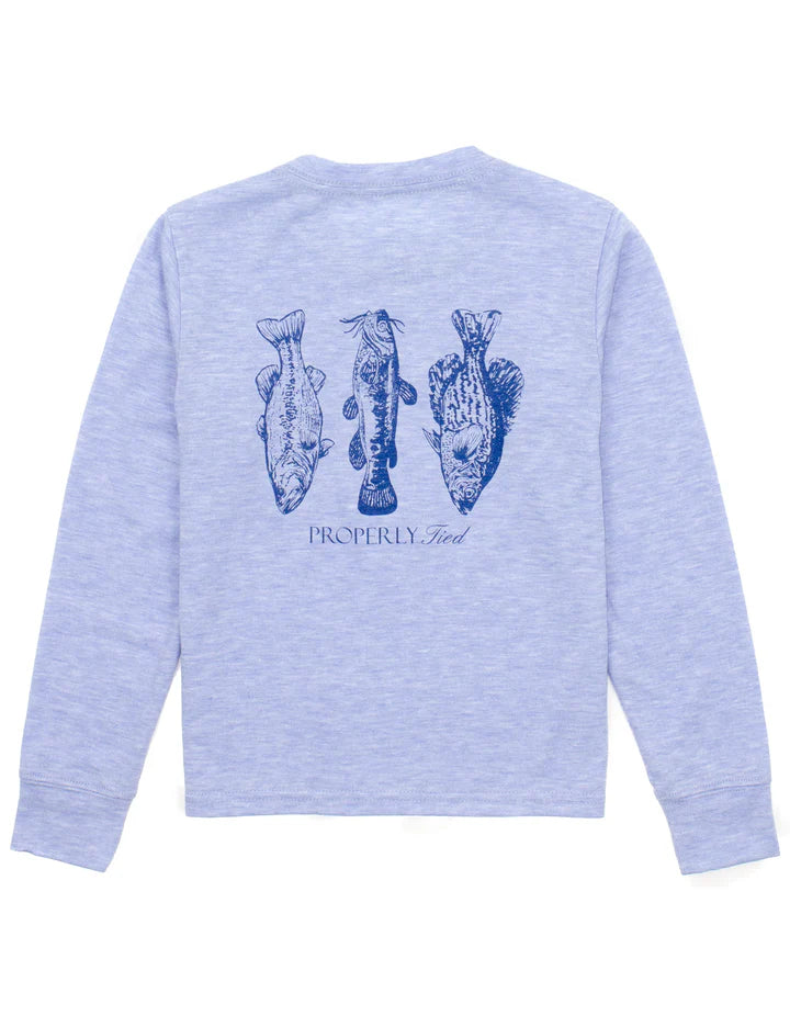 Boys Portland Pocket Tee Fisherman Baby Blue Shirt