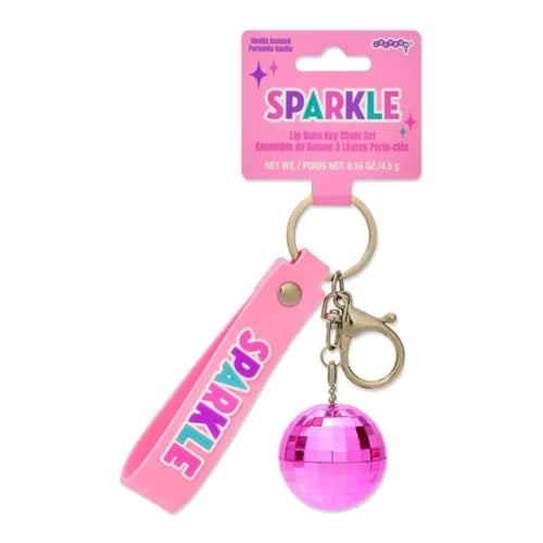 Sparkle Lip Balm Key Chain