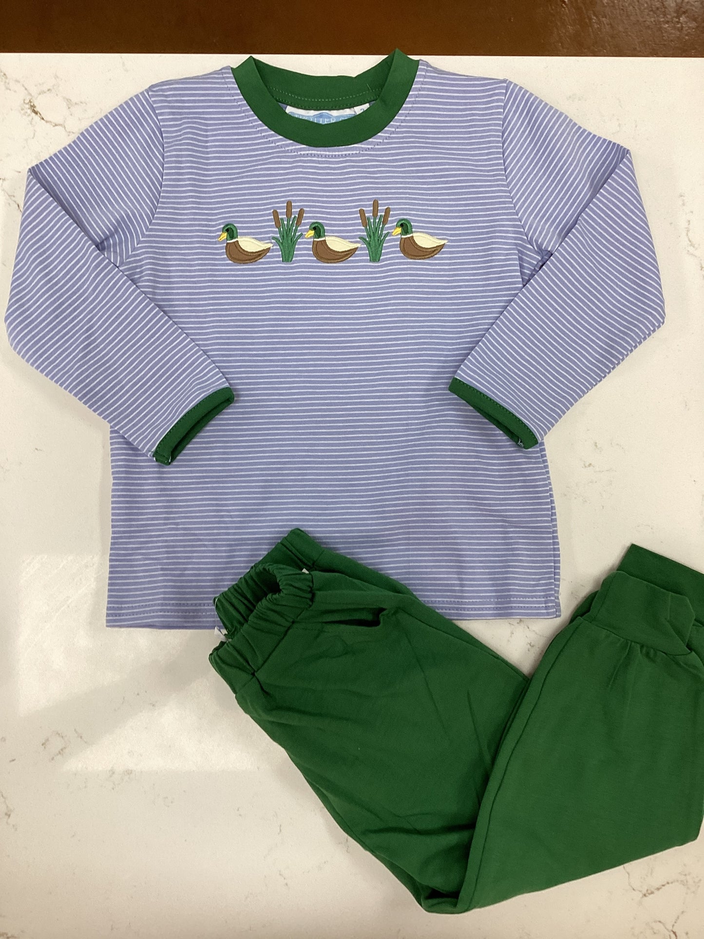 TS Striped Duck Pant Set