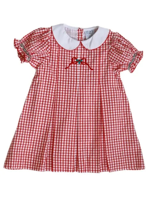 Red Window Pane Dress