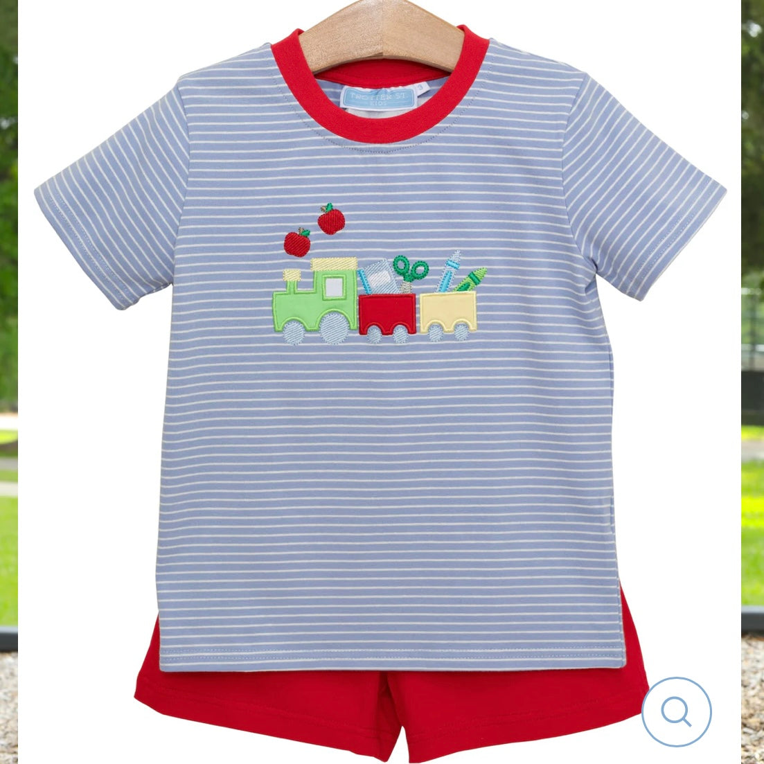 School Supplies Train Short Set TS