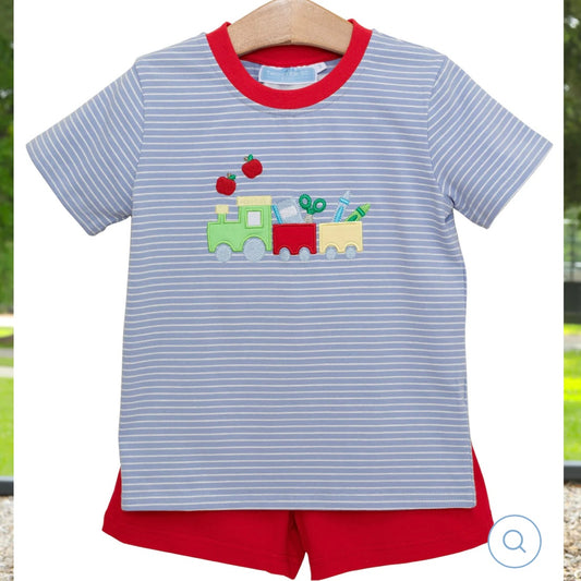 School Supplies Train Short Set TS